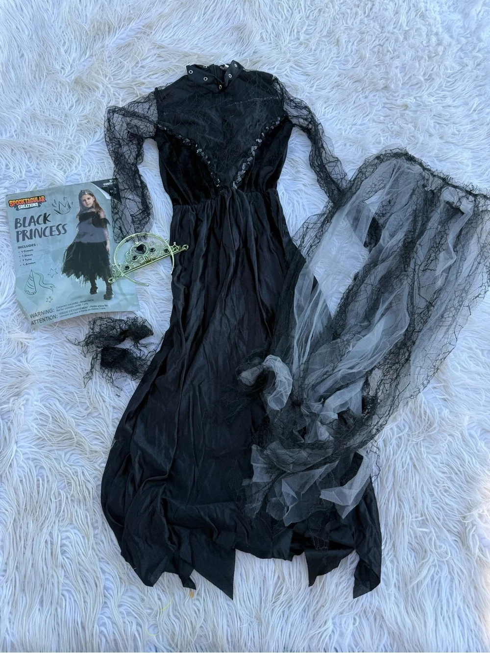 Black Princess Kids Costume (B3)